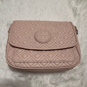 Tory Burch Blush Quilted Crossbody Bag